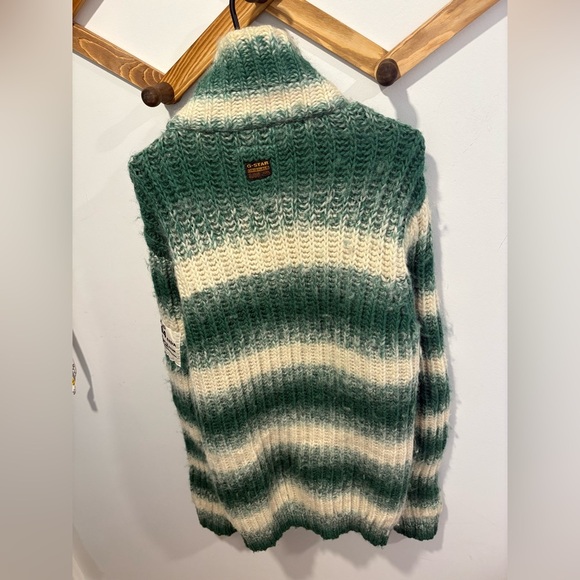 G STAR RAW- 100% WOOL - MENS ZIP UP SWEATER - Picture 7 of 14